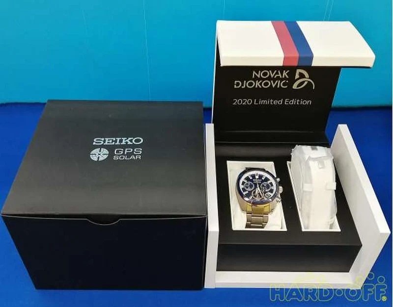SEIKO Solar-Armbanduhr Novak Djokovic 2020 Limited Edition Modell SBXC045