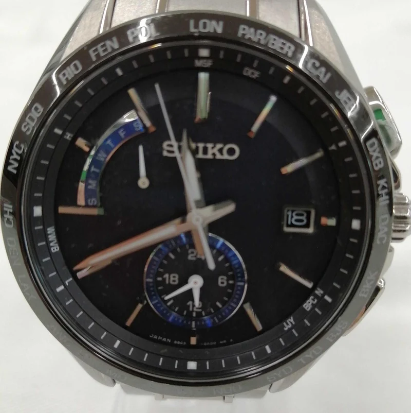 SEIKO Quarz-Analog-Armbanduhr 8B63-0ABO