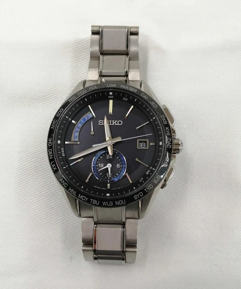 SEIKO Quarz-Analog-Armbanduhr 8B63-0ABO