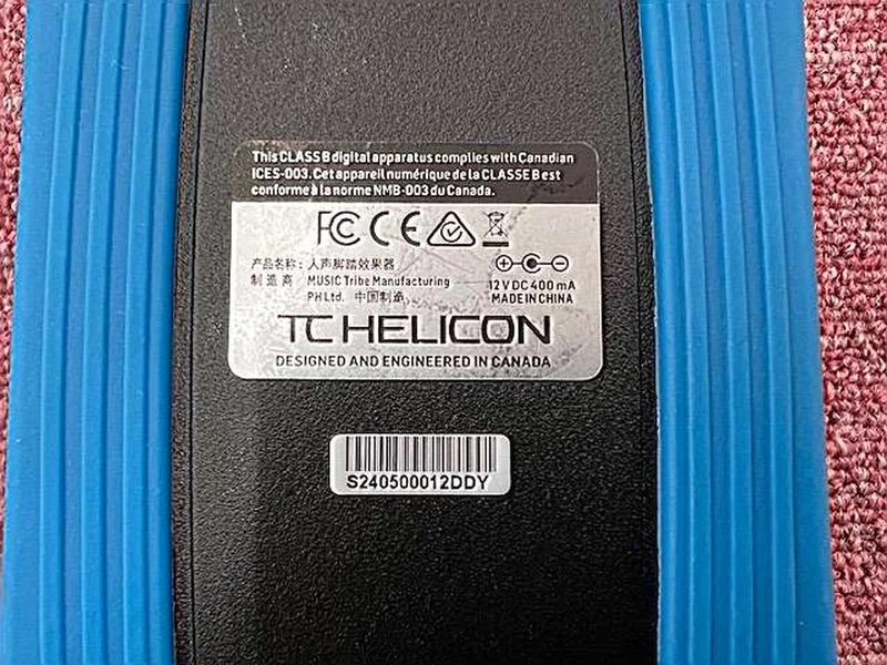 TC-HELICON Studio-Effektpedal C1