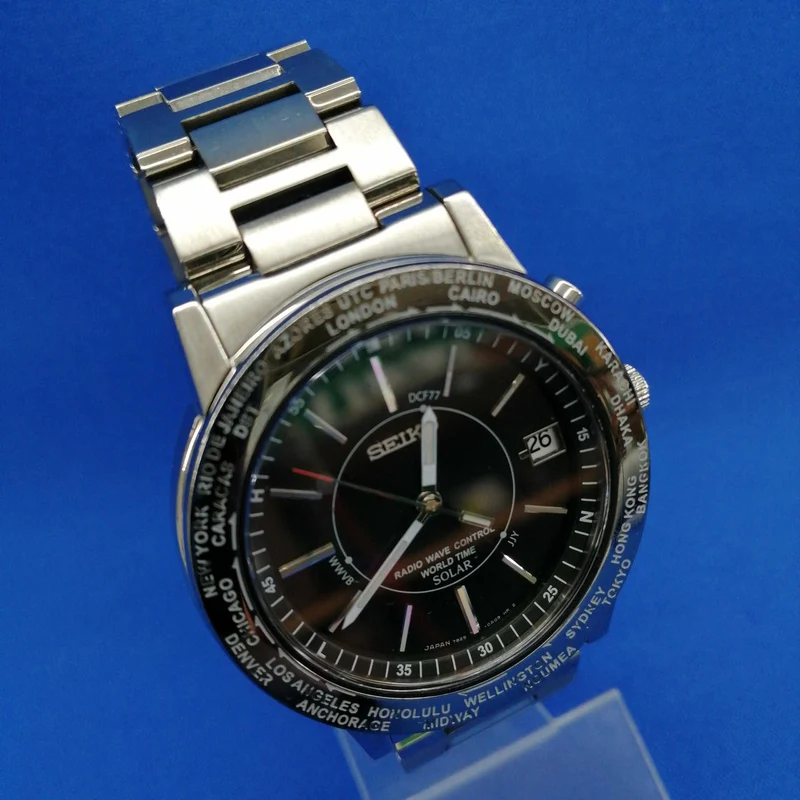 SEIKO Solar-Funkuhr 7B25-0AE0