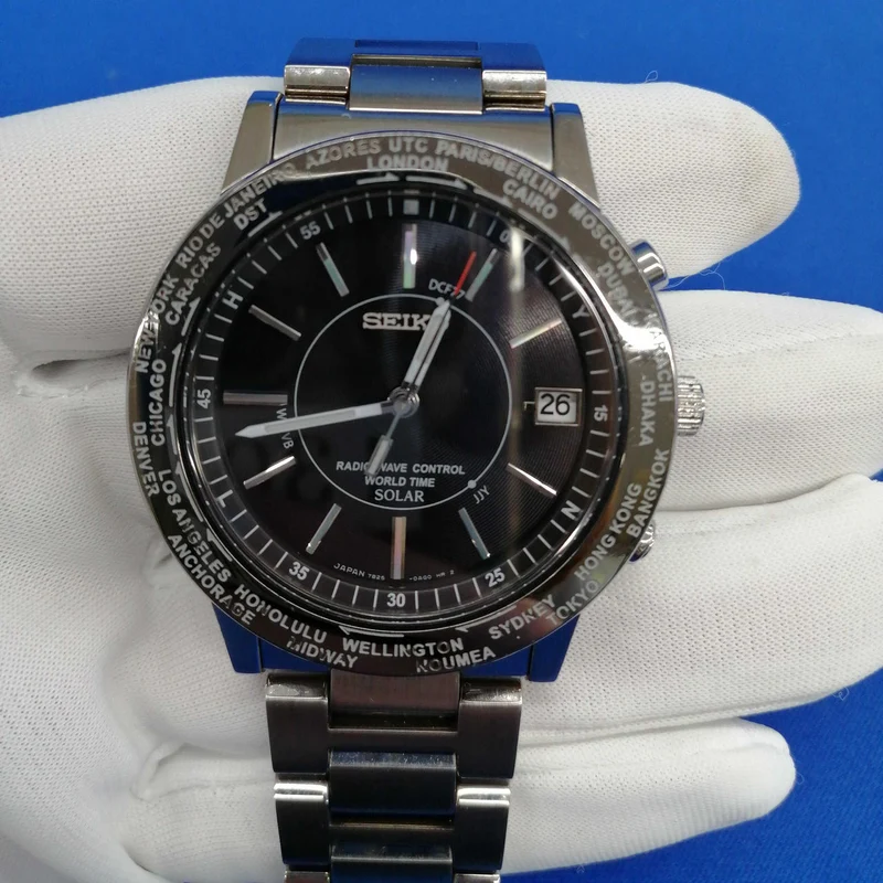 SEIKO Solar-Funkuhr 7B25-0AE0