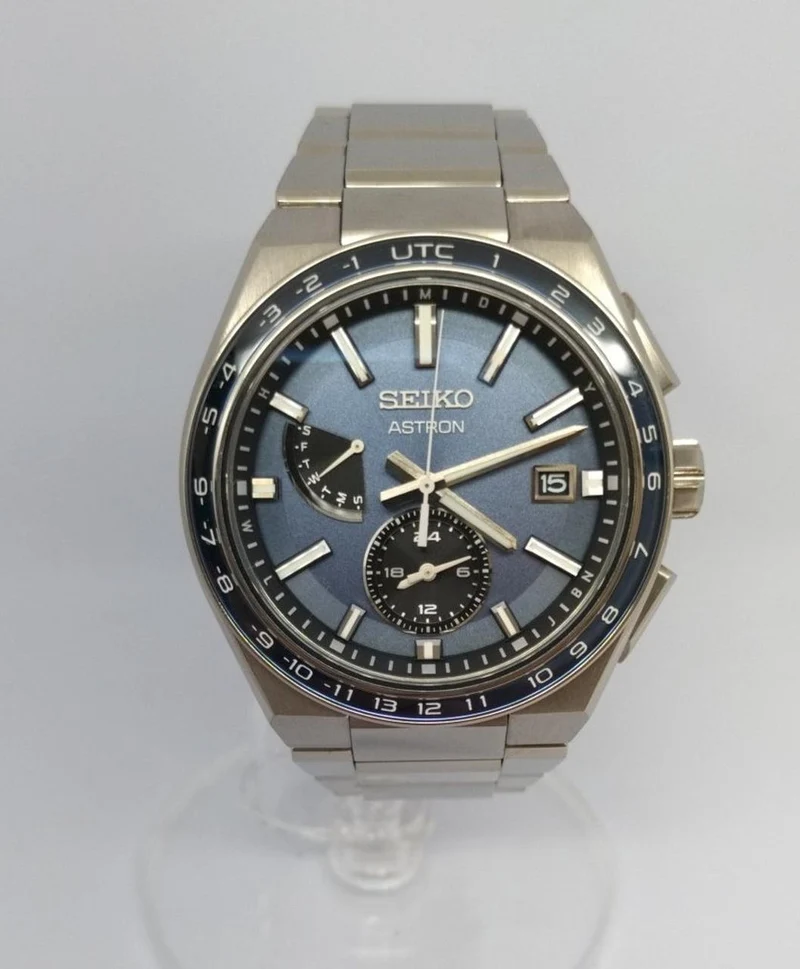 SEIKO Astron Funkgesteuerte Solar-Armbanduhr SBXY057/8B63-0BB0