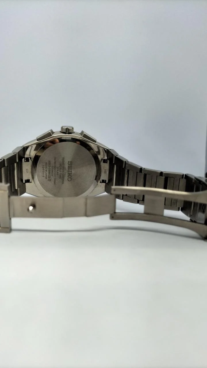 SEIKO Astron Funkgesteuerte Solar-Armbanduhr SBXY057/8B63-0BB0
