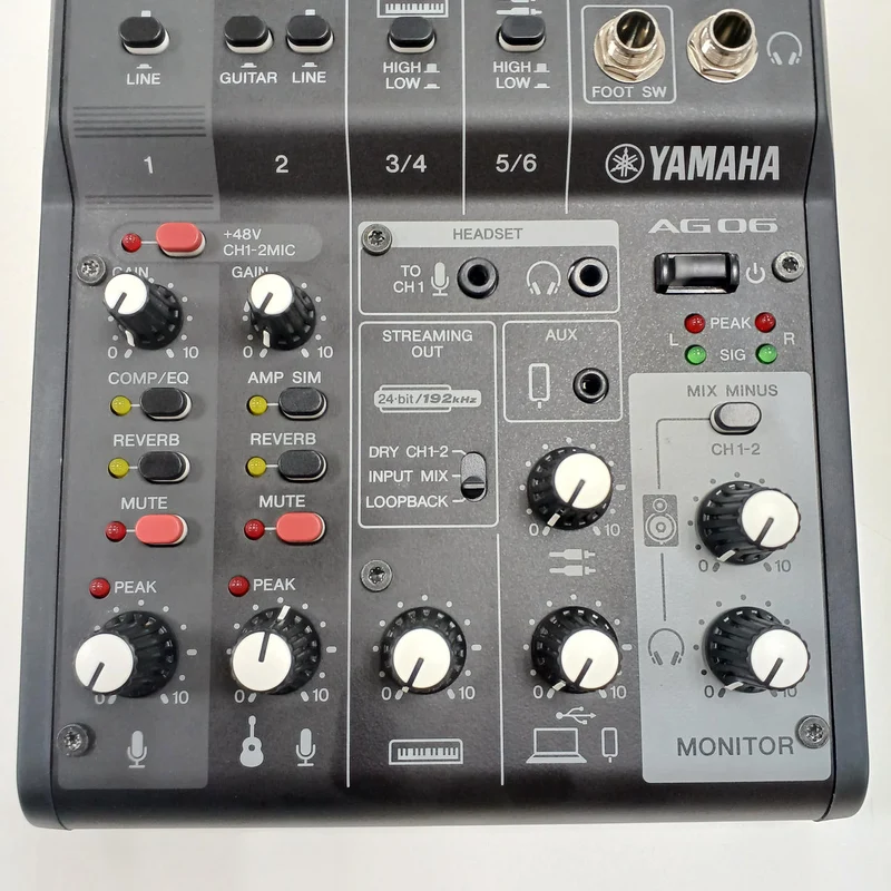 YAMAHA [Mit Box] YAMAHA AG06 MK2 AG06MK2
