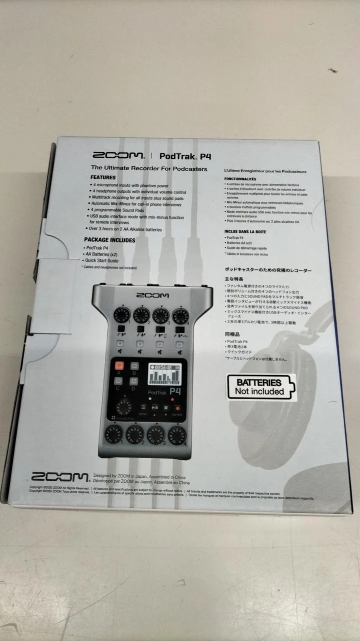 ZOOM PODTRAK P4
