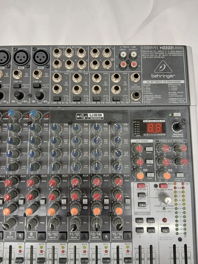 BEHRINGER Mixer XENYX X2222USB