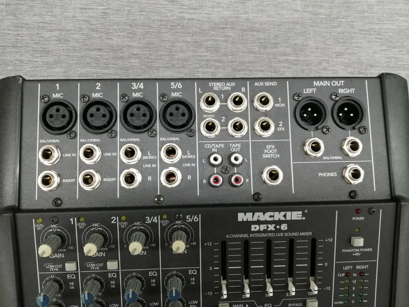 [JUNK] MACKIE Analogmixer DFX・6
