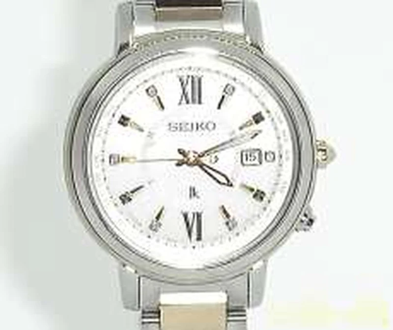 SEIKO Damenarmbanduhr Solar Funksteuerung 1B25-0AV0