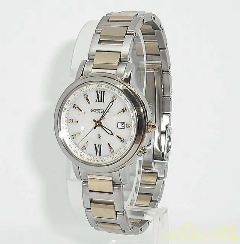 SEIKO Damenarmbanduhr Solar Funksteuerung 1B25-0AV0