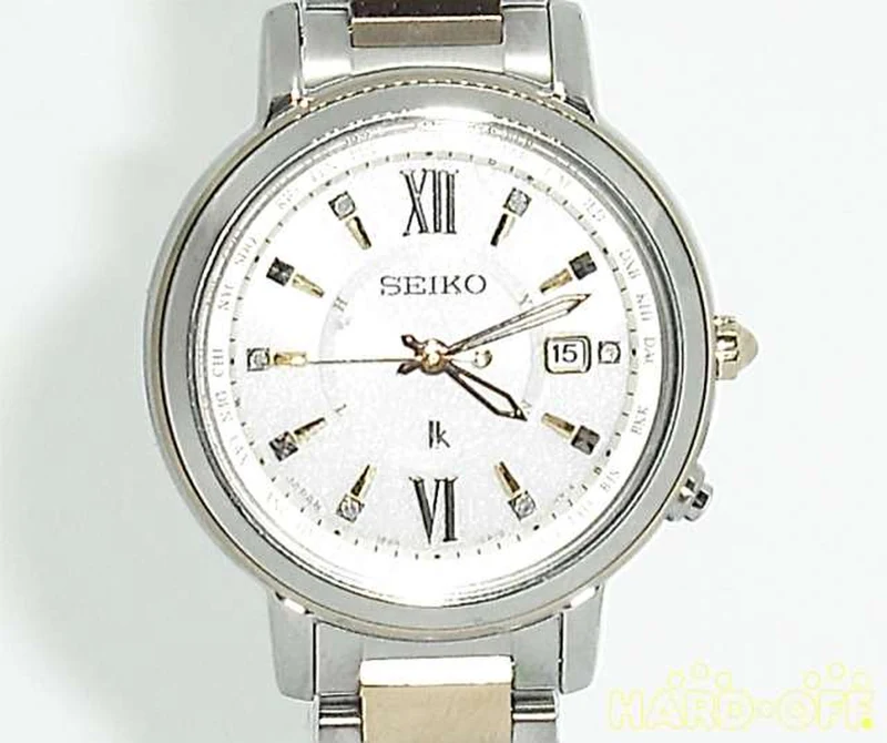 SEIKO Damenarmbanduhr Solar Funksteuerung 1B25-0AV0