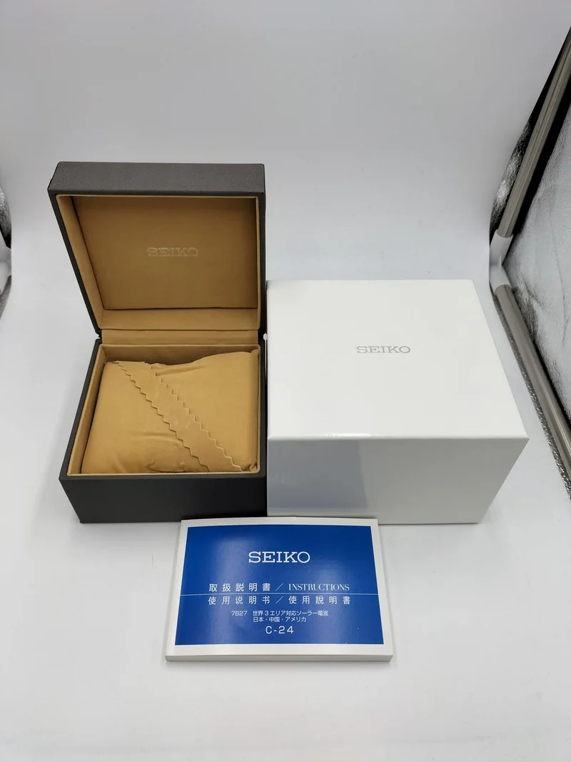 SEIKO Funkgesteuerte Solar-Armbanduhr 7B27-0AC0