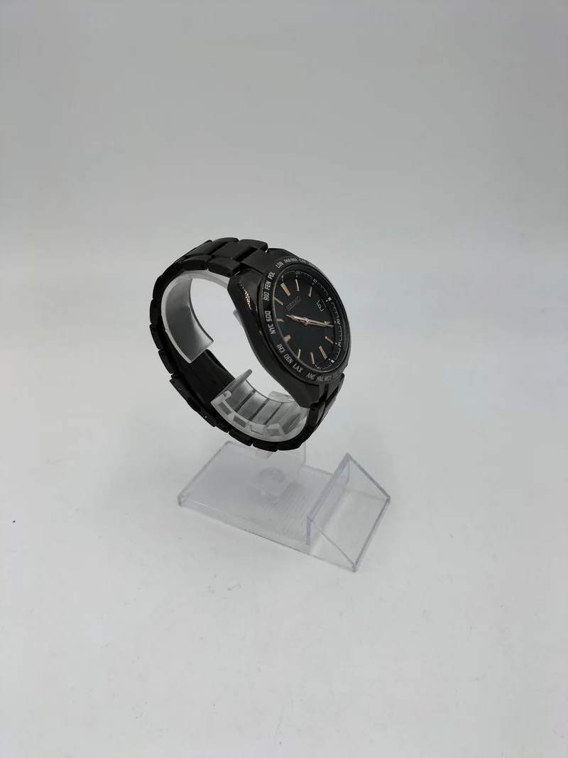 SEIKO Funkgesteuerte Solar-Armbanduhr 7B27-0AC0