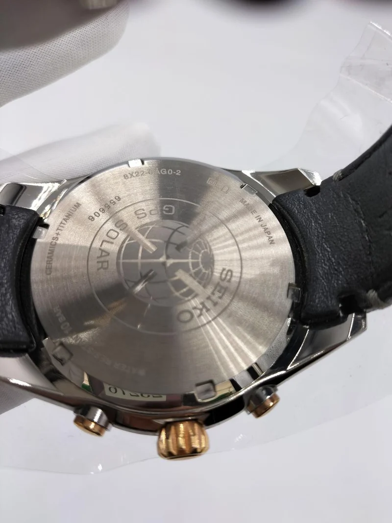 SEIKO Funkgesteuerte Solar-Armbanduhr 8X22-0AG0-2