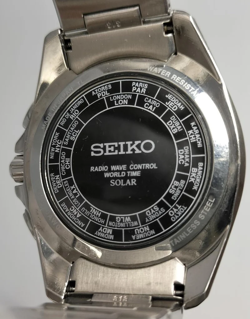 SEIKO Radio Solar 8B54-0AW0