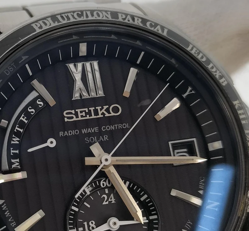 SEIKO Radio Solar 8B54-0AW0