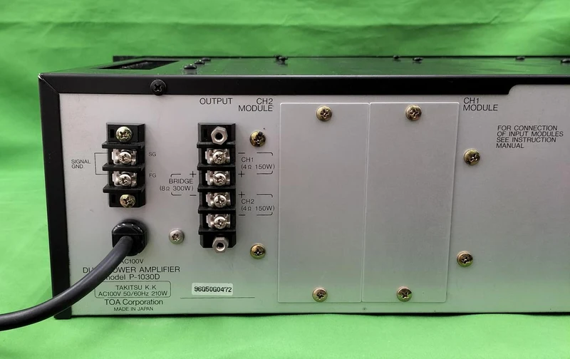 TOA PA-Leistungsverstärker P-1030D