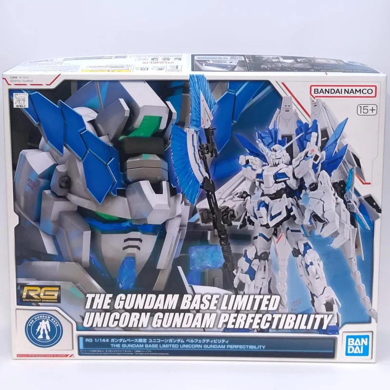BANDAINAMCO Mobile Suit Gundam UC RG 1/144 Gundam Base Limited Unicorn Gundam Pe