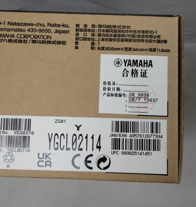 YAMAHA Audio-Interface ZG01