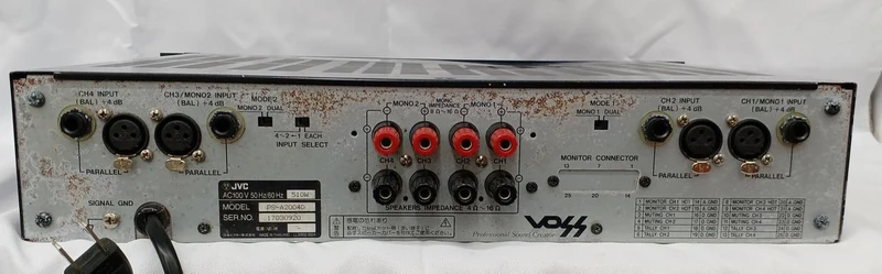 VICTOR Leistungsverstärker PS-A2004D
