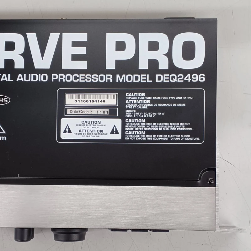 BEHRINGER Digitaler Equalizer DEQ2496
