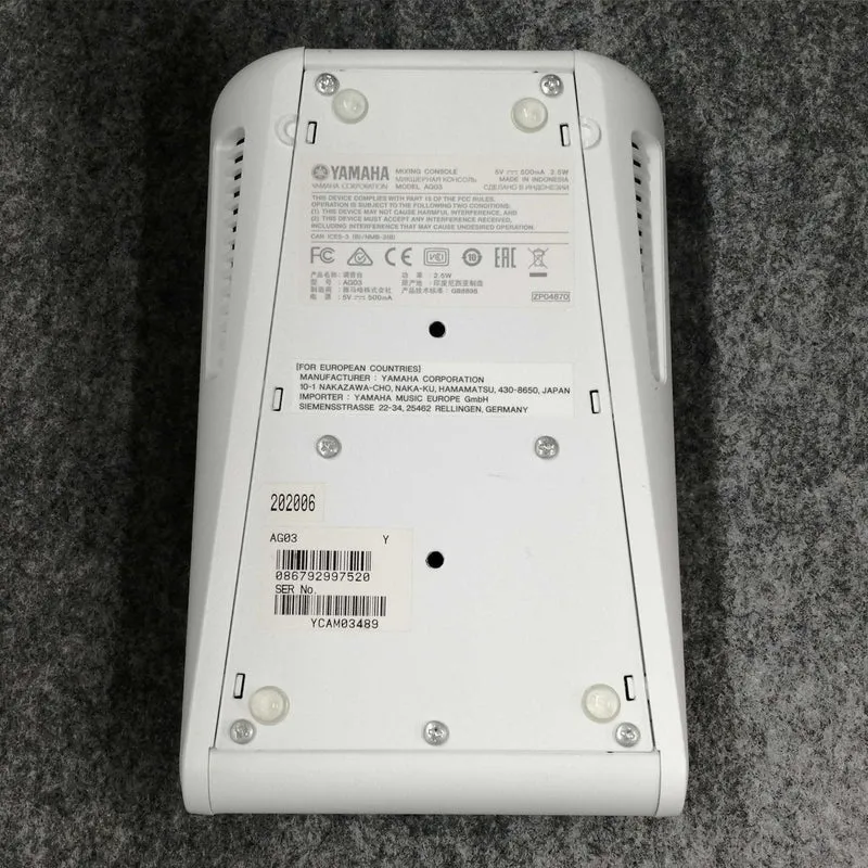 YAMAHA Audio-Interface AG03