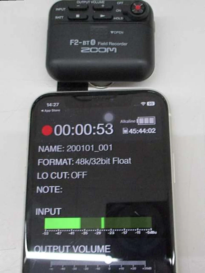 ZOOM Field Recorder F2-BT