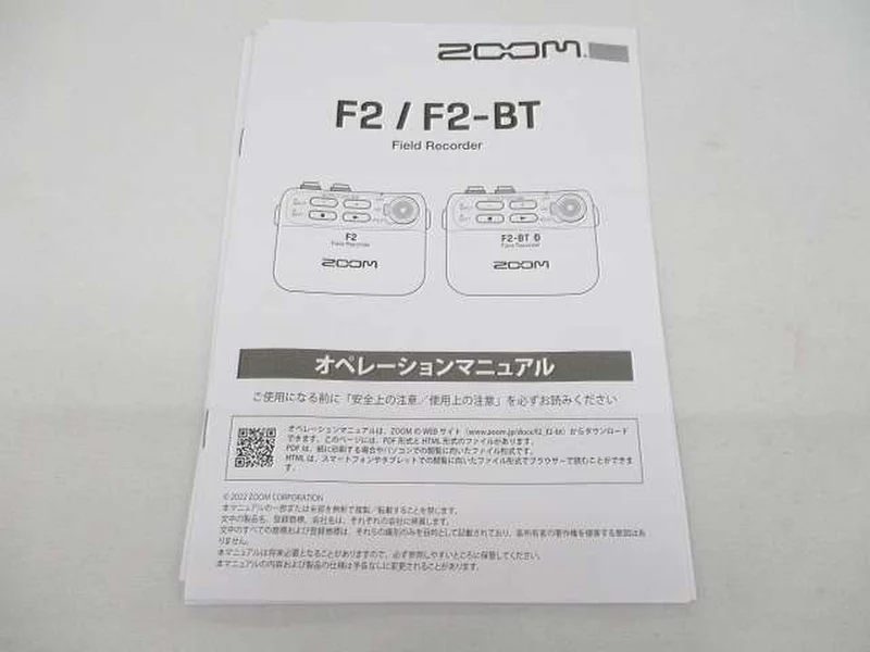 ZOOM Field Recorder F2-BT