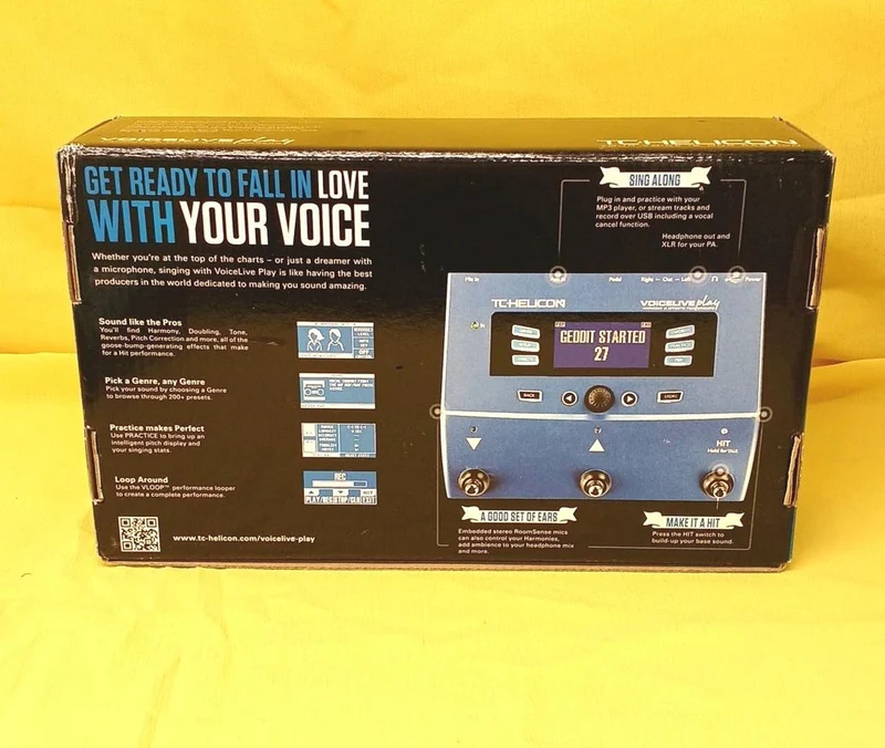 TC-HELICON Vocal Effects Pedal VOICELIVE PLAY