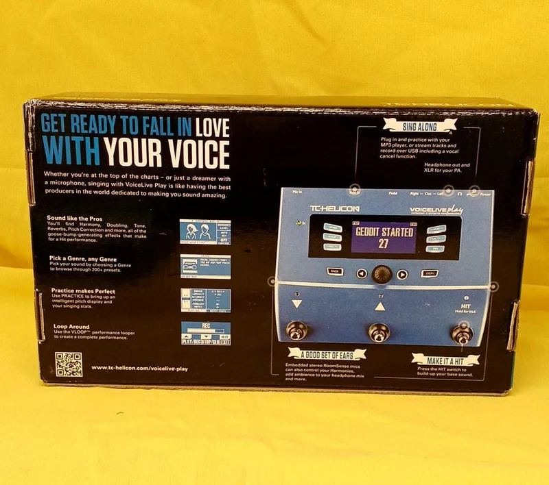 TC-HELICON Vocal Effects Pedal VOICELIVE PLAY