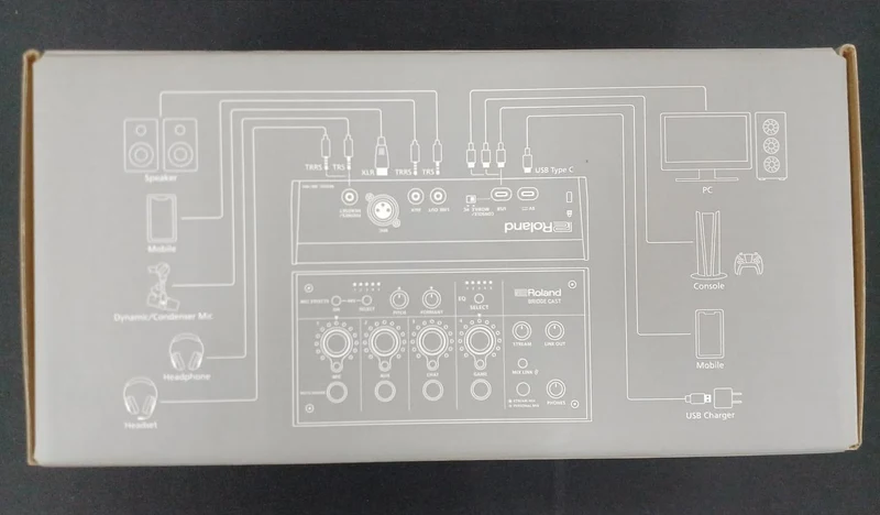 ROLAND Gaming-Mixer BRC-WH