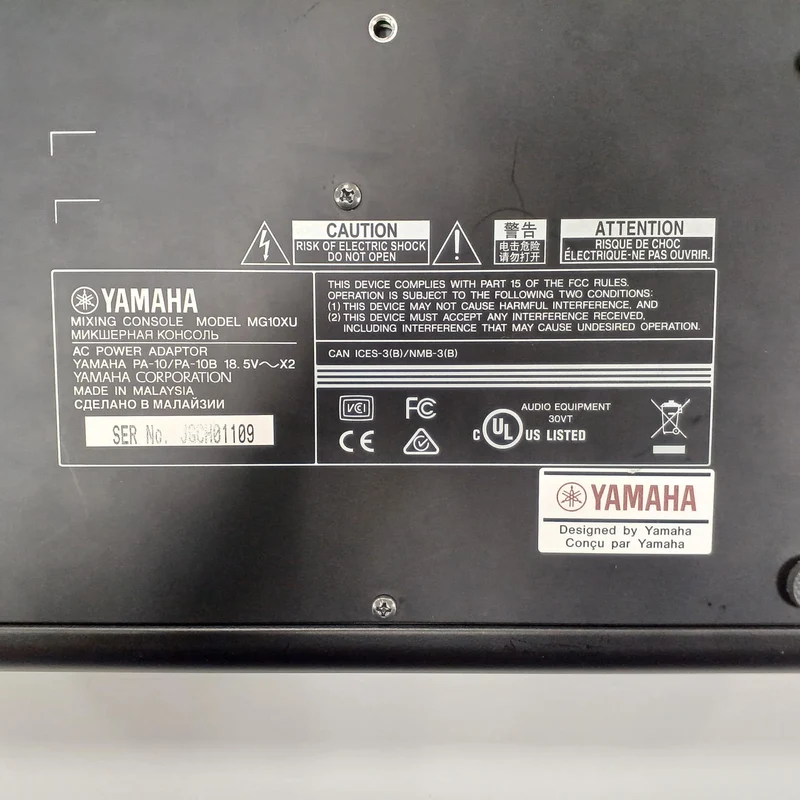 YAMAHA YAMAHA MG10XU MG10XU