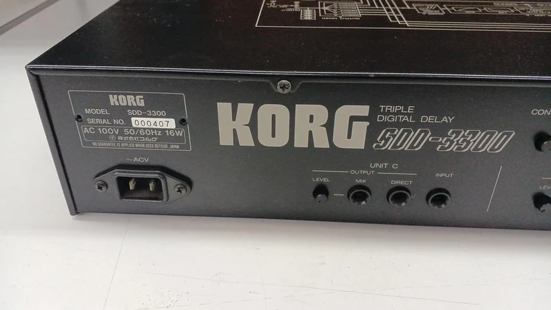 KORG Triple Digital Delay SDD-3300