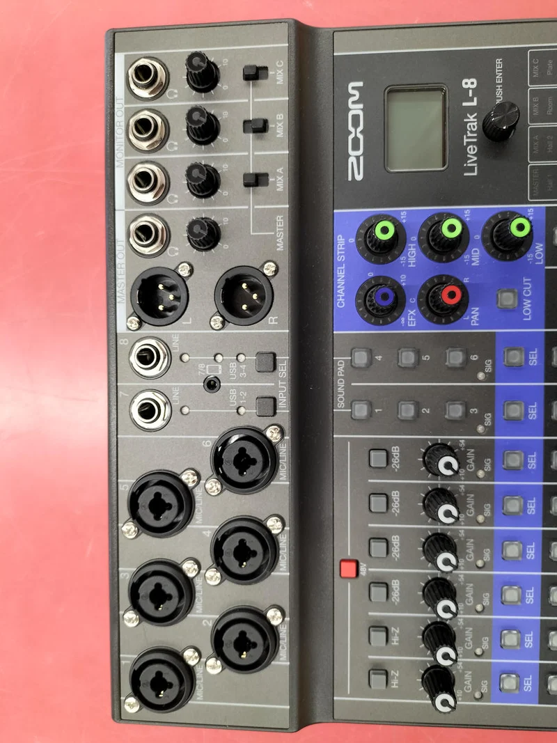 ZOOM Digitalmixer LIVE TRAK L-8