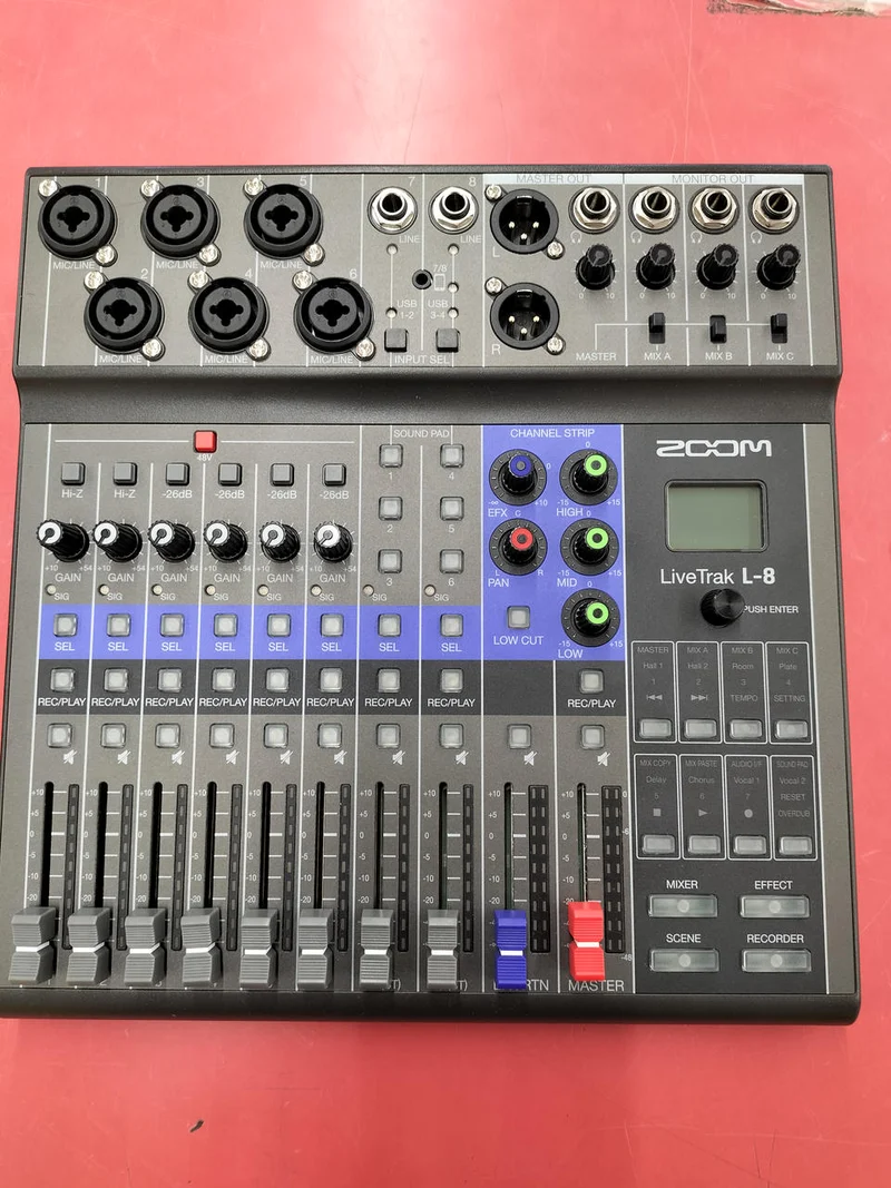 ZOOM Digitalmixer LIVE TRAK L-8