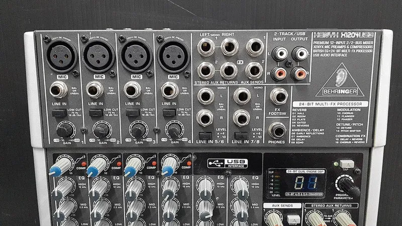 BEHRINGER Analogmixer XENYX X1204USB