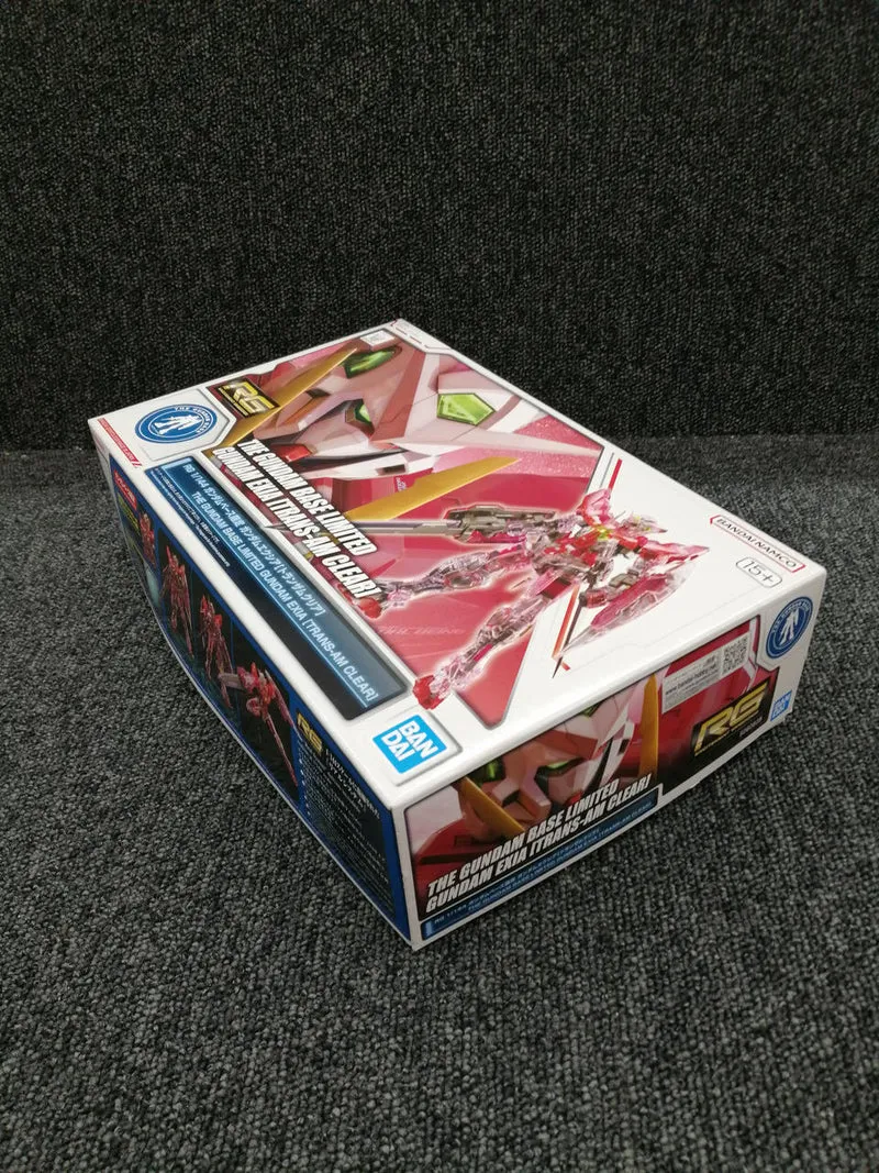 BANDAI Mobile Suit Gundam OO RG Gundam Base Limited Gundam Exia Trans Am Clear