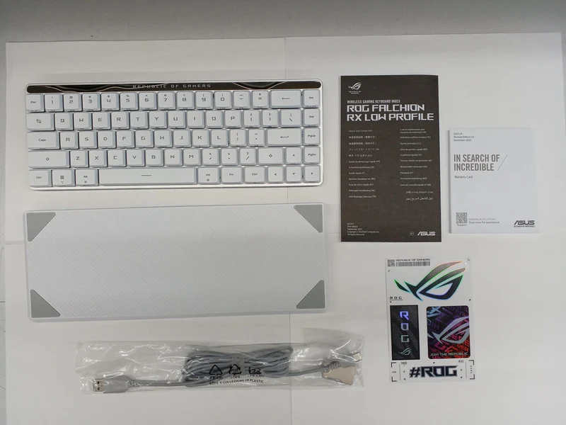 ASUS Wireless Gaming-Tastatur ROG FALCHION RX LOW PROFILE