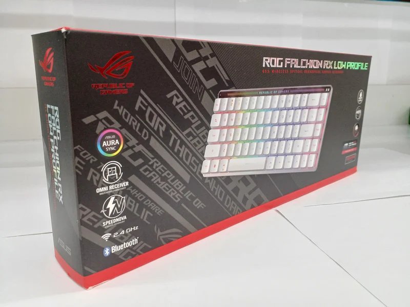 ASUS Wireless Gaming-Tastatur ROG FALCHION RX LOW PROFILE