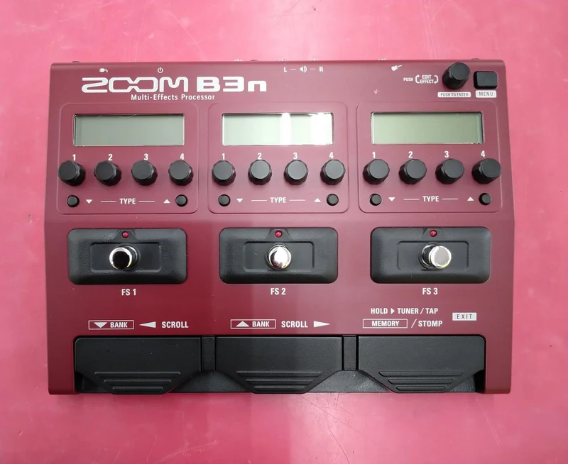 ZOOM Bass Multi-Effektpedal B3N