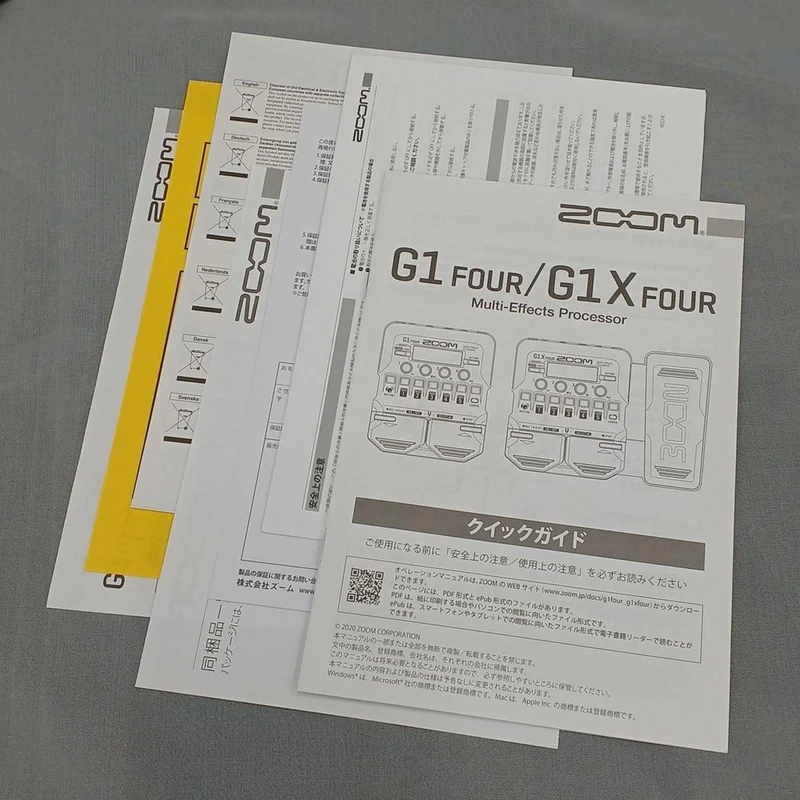 ZOOM Multi-Effekte G1 FOUR
