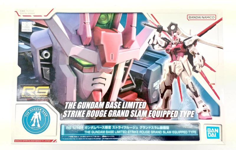 BANDAI 1/144 RG Strike Rouge Grand Slam Ausgerüstetes Modell Mobile Suit Gundam SEED
