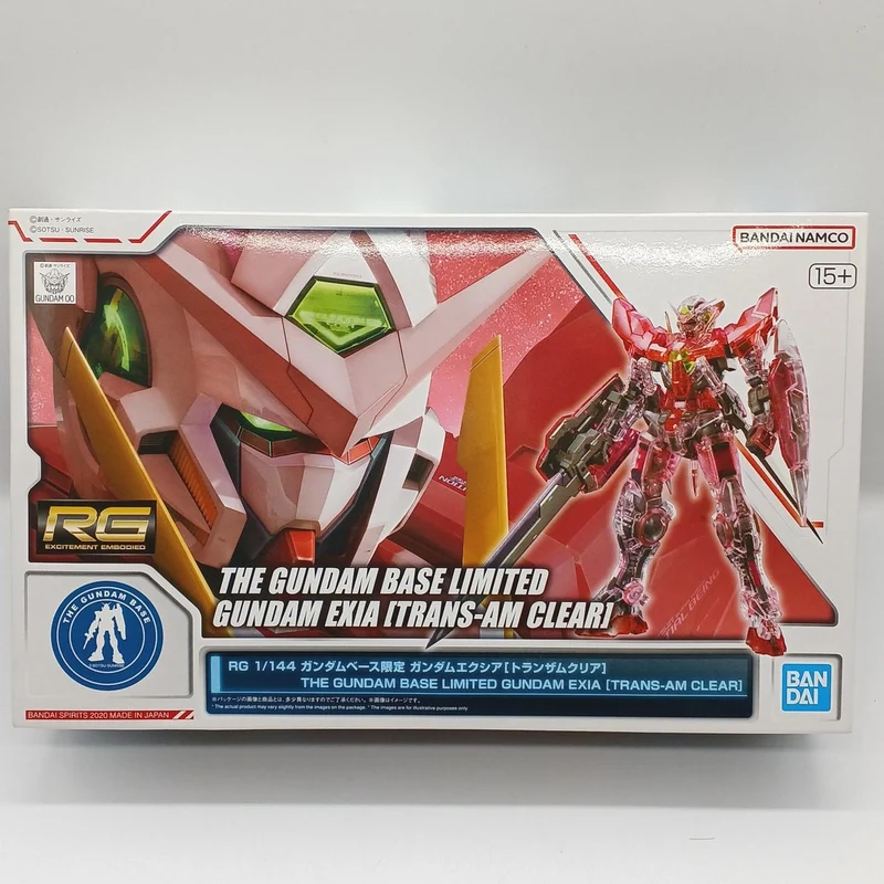 Bandai Gundam Base Limited Gundam Exia [Trans-Am Clear] RG-Serie