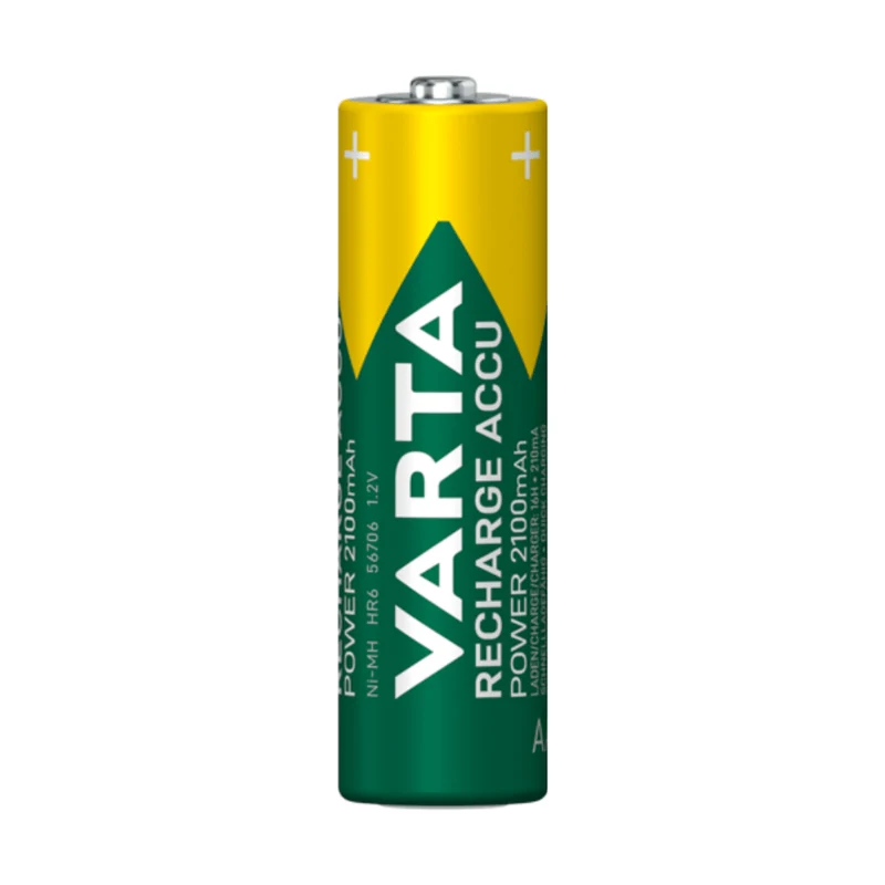 Varta Recharge Accu Power AA 2100 mAh Batterie - 4 Stück | Packung (4 Stück)