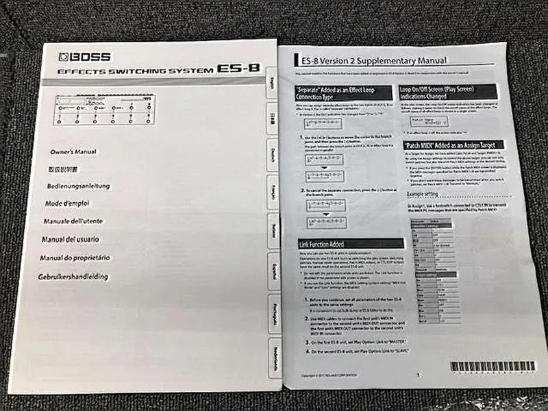 BOSS Andere Effekte ES-8